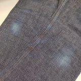 homspun 122-3216 ジーンズ コットン サイズM デニムパンツ ネイビー レディース ホームスパン【中古】5-0821G∞