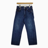 YAECA 6-12U スリムテーパード USED NAVY コットン ジーンズ デニムパンツ ネイビー レディース ヤエカ【中古】5-0821G∞