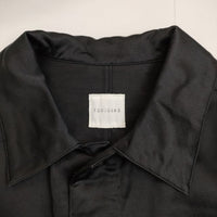 Toujours コットンリネン カバーオール ジャケット ブラック レディース トゥジュー【中古】5-0821M∞