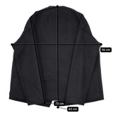 a. IOJK-14A511 ウール ピン付き ノーカラージャケット ブラック レディース エードット【中古】5-1029T∞