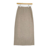 JURGEN LEHL J0191KS011 ウールシルク ニット ロングスカート ベージュ レディース ヨーガンレール【中古】5-1029T∞