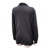 JURGEN LEHL  J0134UB903 シルク 長袖Ｔシャツ カットソー ロンＴ チャコールグレー レディース ヨーガンレール【中古】5-0602M∞