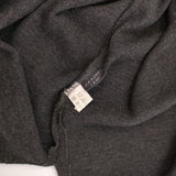 JURGEN LEHL J0154UB501 ウール リブ 長袖Ｔシャツ カットソー ロンＴ チャコールグレー レディース ヨーガンレール【中古】5-1029T∞