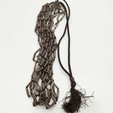 JURGEN LEHL ビーズ ネックレス グレー ブラウン レディース ヨーガンレール【中古】5-0512G∞