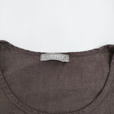 NEST ROBE CONFECT リネンパナマ サージカルベスト 定価17600円 02231-0013 ベスト ブラウン メンズ ネストローブコンフェクト【中古】5-0411M♪