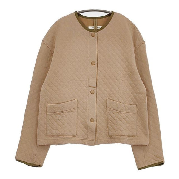 LA MARINE FRANCAISE キルティング スナップボタン ジャケット ブラウン レディース マリンフランセーズ【中古】5-0915M∞