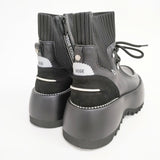 VEGE ベジ BIG FOOT 厚底 定価35200円 ブーツ ブラック レディース【中古】5-0603G◎
