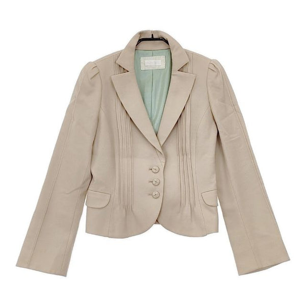 TO BE CHIC 三陽商会 ウール テーラードジャケット ベージュ レディース トゥービーシック【中古】5-1019T∞