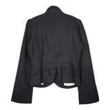 TO BE CHIC 三陽商会 ウール テーラードジャケット ブラック レディース トゥービーシック【中古】5-1019T∞