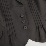 TO BE CHIC 三陽商会 ウール テーラードジャケット ブラック レディース トゥービーシック【中古】5-1019T∞