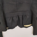 TO BE CHIC 三陽商会 ウール テーラードジャケット ブラック レディース トゥービーシック【中古】5-1019T∞