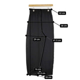 ENFOLD FULL ELASTIC TROUSERS 300GS931-1970 ポリエステル イージー パンツ ブラック レディース エンフォルド【中古】5-0915G∞