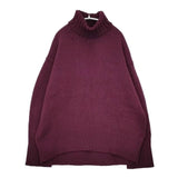 GALERIE VIE Fine wool turtleneck knit タートルネック セーター ニット パープル レディース ギャルリーヴィー【中古】5-1019T∞