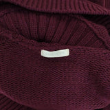 GALERIE VIE Fine wool turtleneck knit タートルネック セーター ニット パープル レディース ギャルリーヴィー【中古】5-1019T∞