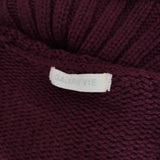 GALERIE VIE Fine wool turtleneck knit タートルネック セーター ニット パープル レディース ギャルリーヴィー【中古】5-1019T∞