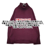 GALERIE VIE Fine wool turtleneck knit タートルネック セーター ニット パープル レディース ギャルリーヴィー【中古】5-1019T∞