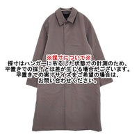 ATON ASAKO NYLON バルマカーンコート サイズ02 CMAGNW6990 ステンカラーコート 23AW グレー レディース エイトン【中古】5-0905T♪