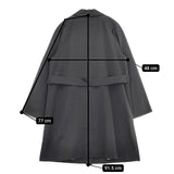 KEITH コットンアセテート ベルト付き コート ブラック レディース キース【中古】5-0915M∞
