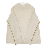 KEITH ウール プルオーバー セーター ニット オフホワイト レディース キース【中古】5-1019T∞