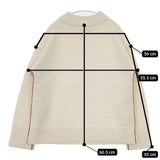 KEITH ウール プルオーバー セーター ニット オフホワイト レディース キース【中古】5-1019T∞