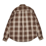 SCYE BASICS チェック コットン 長袖シャツ ベージュ ブラック レディース サイベーシックス【中古】5-0915M∞