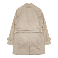 Traditional Weatherwear ポリウレタンコーティング 34 ベルト付き ステンカラーコート ベージュ レディース トラディショナルウェザーウェア【中古】5-0915M∞