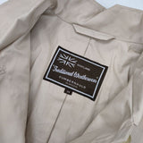 Traditional Weatherwear ポリウレタンコーティング 34 ベルト付き ステンカラーコート ベージュ レディース トラディショナルウェザーウェア【中古】5-0915M∞