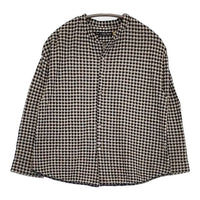 Pal'las Palace カーディガン チェック コットン ブラウス シャツ ベージュ ネイビー レディース パラスパレス【中古】5-0915M∞