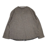 Pal'las Palace カーディガン チェック コットン ブラウス シャツ ベージュ ネイビー レディース パラスパレス【中古】5-0915M∞