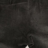 Yarmo 英国製 コットン コーデュロイ クロップドパンツ ブラック レディース ヤーモ【中古】5-1019T∞