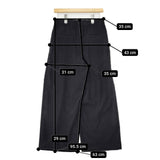 liflattie ships 333-14-0079 ポリエステルストレッチ イージー パンツ ブラック レディース リフラティ シップス【中古】5-1019T∞