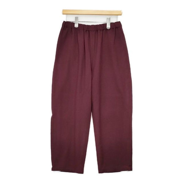 sawa takai ウール イージー パンツ ワインレッド レディース サワタカイ【中古】5-1019T∞