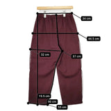 sawa takai ウール イージー パンツ ワインレッド レディース サワタカイ【中古】5-1019T∞