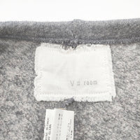 v::room ホルターネック ウールナイロン ベスト グレー レディース ヴイルーム【中古】5-1006T◎
