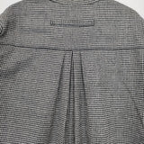 TICCA 千鳥格子 ウール ハーフボタン プルオーバー ワンピース ブラック ホワイト レディース ティッカ【中古】5-1019T∞