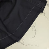 sawa takai 未使用品 ポンチョドレス 定価44000円 ウール ベルト付き ワンピース ネイビー レディース サワタカイ【中古】5-1019T∞