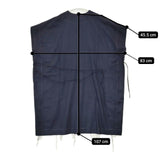 sawa takai 未使用品 ポンチョドレス 定価44000円 ウール ベルト付き ワンピース ネイビー レディース サワタカイ【中古】5-1019T∞