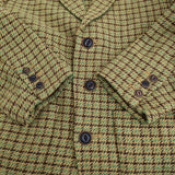 45R/45rpm コットンツイードの四角ジャケット 定価110000円 カーキ グリーン レディース フォーティーファイブアールピーエム【中古】5-0513M♪