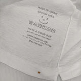 45R/45rpm ウマッコ刺繍の90845星Tシャツ 定価15400円 長袖Ｔシャツ カットソー ロンＴ ホワイト レディース フォーティーファイブアールピーエム【中古】5-0915M∞