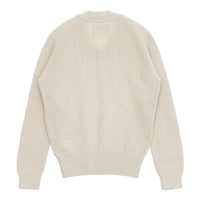 MHL. 595-8163501 コットン Vネック プルオーバー セーター ニット ベージュ レディース エムエイチエル【中古】5-0915M∞