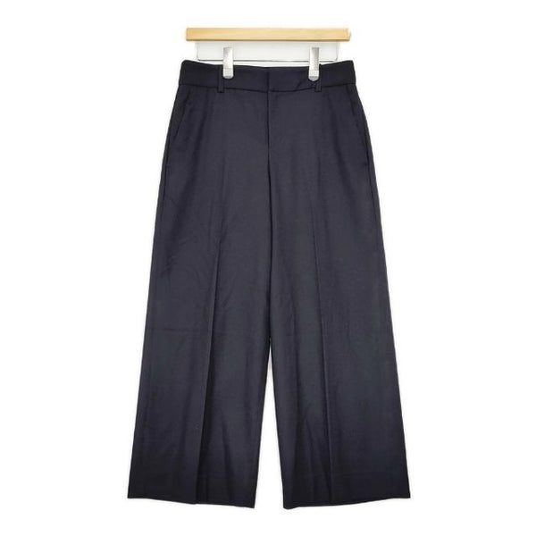 23区 ウール センタープレススラックス パンツ ネイビー レディース 23区【中古】5-0917T∞
