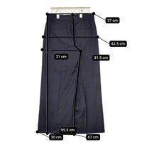 23区 ウール センタープレススラックス パンツ ネイビー レディース 23区【中古】5-0917T∞