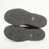 periwinkle ペリウィンクル フロントジップ 23.5cm レザー ブーツ ブラック レディース【中古】5-1210G◎