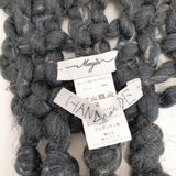 MAYDI 梳毛ウール ハンドメイド ストール マフラー ネイビー レディース マイディ【中古】5-1021T◎