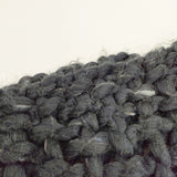 MAYDI 梳毛ウール ハンドメイド ストール マフラー ネイビー レディース マイディ【中古】5-1021T◎