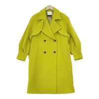 Ameri VINTAGE TRENCH LIKE MIDI COAT トレンチ ミディ丈 ウール 01220770740 コート 22AW ライムグリーン レディース アメリヴィンテージ【中古】5-1012A◆
