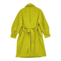 Ameri VINTAGE TRENCH LIKE MIDI COAT トレンチ ミディ丈 ウール 01220770740 コート 22AW ライムグリーン レディース アメリヴィンテージ【中古】5-1012A◆
