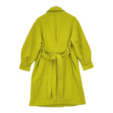 Ameri VINTAGE TRENCH LIKE MIDI COAT トレンチ ミディ丈 ウール 01220770740 コート 22AW ライムグリーン レディース アメリヴィンテージ【中古】5-1012A◆