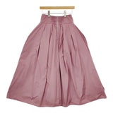 FRAY I.D FWFS185515 タフタロングスカート タック ギャザー サイズ1 ロングスカート ピンク レディース フレイアイディー【中古】5-0701M△