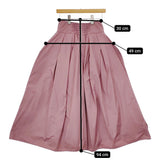 FRAY I.D FWFS185515 タフタロングスカート タック ギャザー サイズ1 ロングスカート ピンク レディース フレイアイディー【中古】5-0701M△